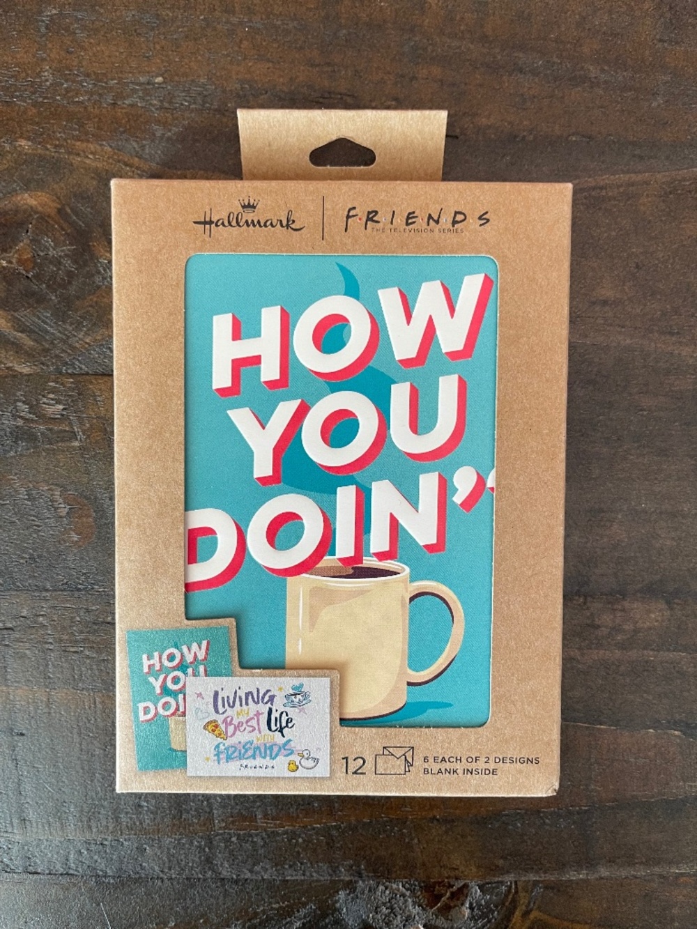 Hallmark FRIENDS How You Doin'? and Living My Best Life with Friends_Blank Cards